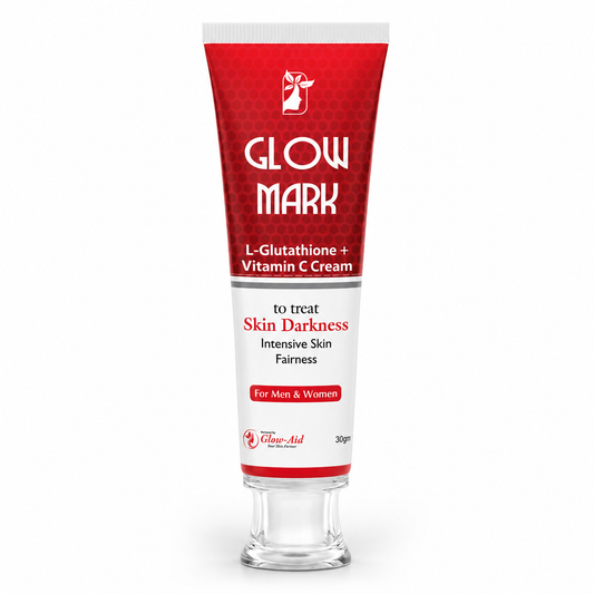 GlowMark Cream | L-Glutathione + Vitamin C | Dual-Action Skin Fairness & Darkness Treatment