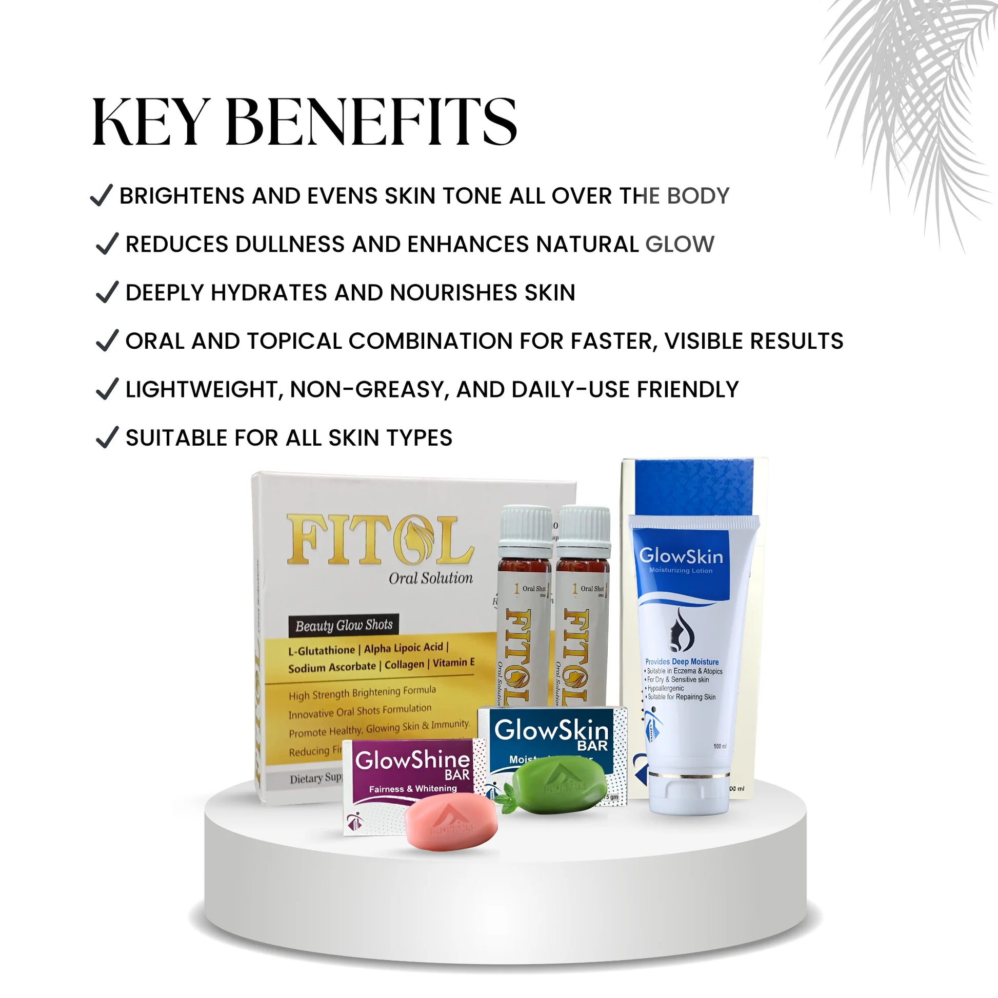 glowing skin body care